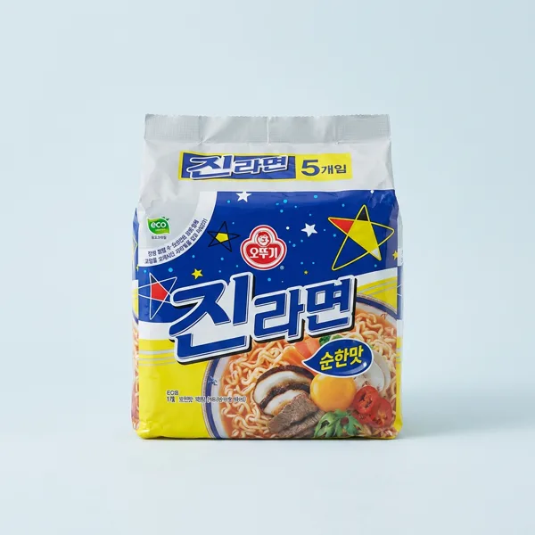 오뚜기 진라면 순한맛 120g 5개입 8개