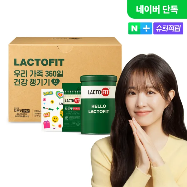종근당건강몰 락토핏 당케어 360포 기획세트+쇼핑백