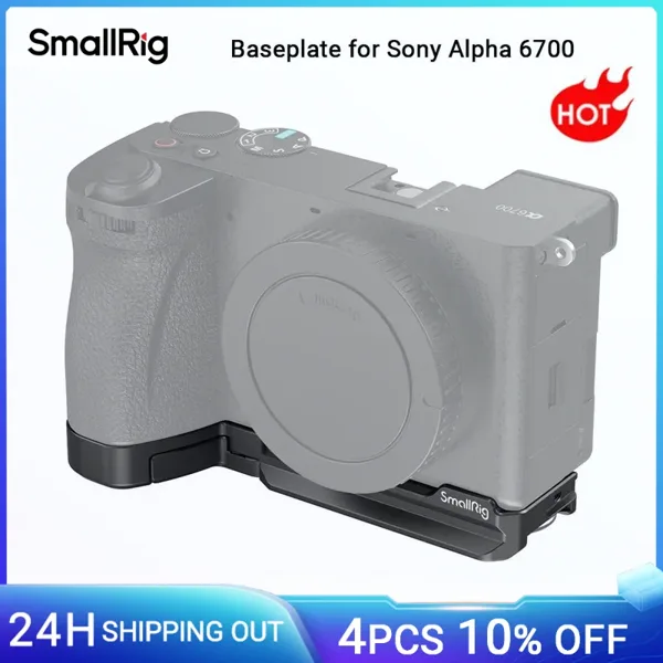 SmallRig Arca용 내장 퀵릴리즈 플레이트, 삼각대 및 스태빌라이저 간 빠른 전환, 소니 알파 6700 용 A6700 베이스 플레이트