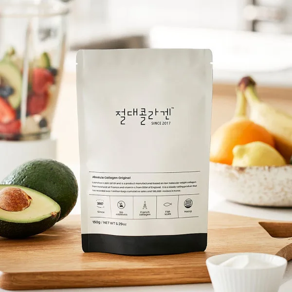 절대콜라겐 프랑스 저분자 피쉬 콜라겐 펩타이드 어린 가루 오리지널 150g