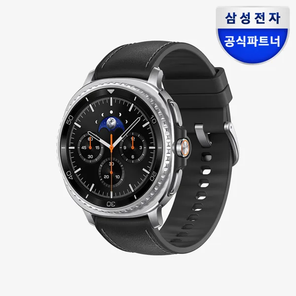 삼성 갤럭시 워치8 클래식 수면측정 운동 스마트워치 강화유리 2매 패키지 블랙, 46mm, 블루투스