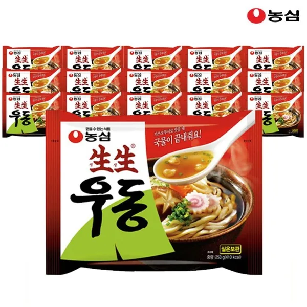 농심 생생우동 16봉