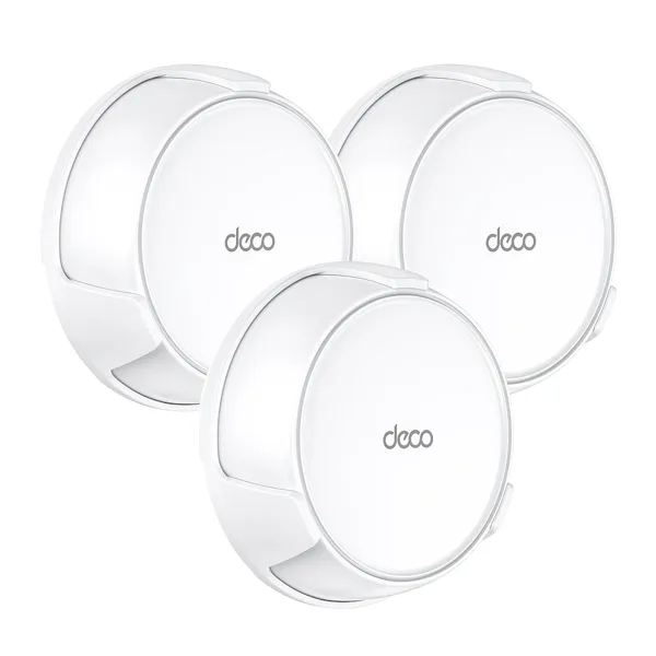 EDUP HY-WT1220 3개입 간편 설치 맞춤형 화이트 와이파이 벽걸이 홀더 (TP-Link Deco BE 메쉬 WiFi 7 시스템용) 공간 절약형 브래킷