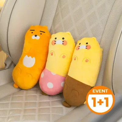 (2개 SET) 카카오프렌즈 발라당 차량용 안전벨트 커버