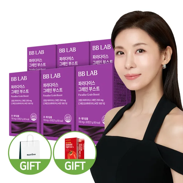 비비랩 파라다이스 그레인 부스트 30정, 6개