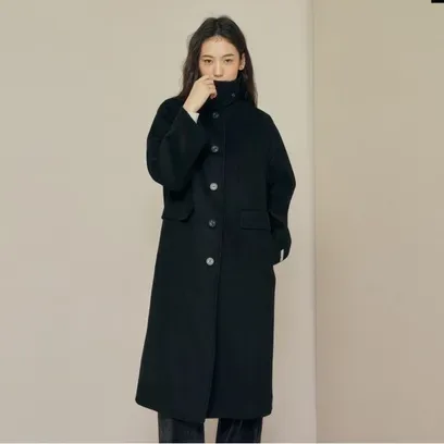 JJ지고트 울 블렌드 발마칸 핸드메이드 코트 GRBM0CT951