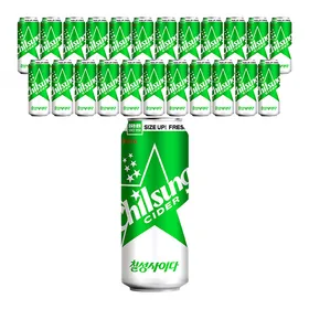 칠성사이다, 490ml, 24개