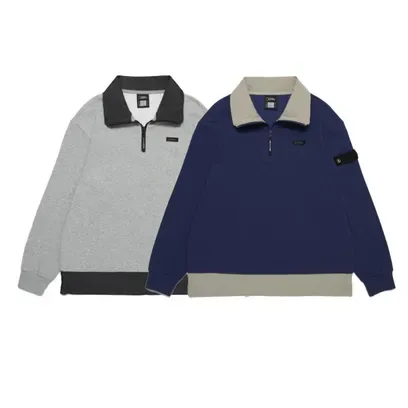 K253USW240 어드벤처 우븐믹스 맨투맨 2종택1