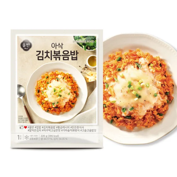 올반 아삭 김치볶음밥 220g x 10개