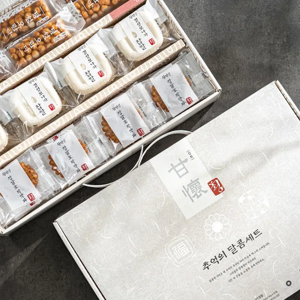 추억의 달콤 감회 선물세트 1BOX (약과+모나카+오란다 총 60개입)