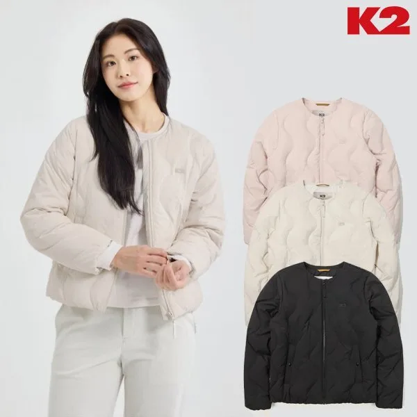 K2 여성 경량 실크스타 구스다운 KWU24544