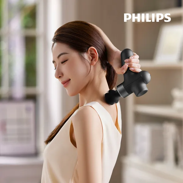 필립스 BLDC 쿠셔닝 마사지건 PPM7317 4종헤드 초경량
