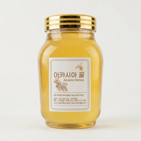 지리산 자연벌꿀 아카시아벌꿀, 2.4kg, 1개