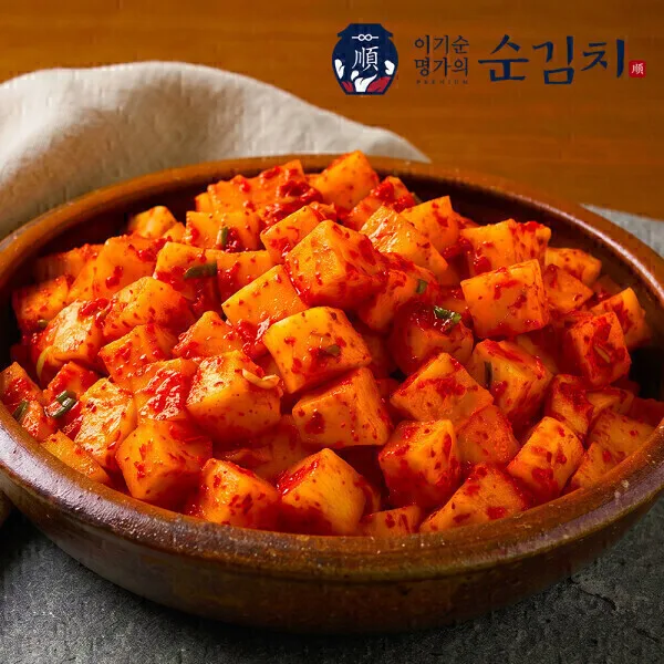 국내산 김치 이기순 명인의 순(順) 깍두기 1kg 전재료 국산 100% 당일제조