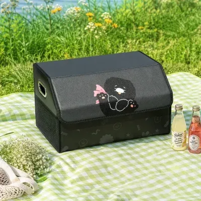 카카오프렌즈 블랙춘 대형 차량용 트렁크 정리함 대용량 접이식 보관함