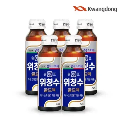 광동제약 솔표 위청수 골드액 75ml 50개