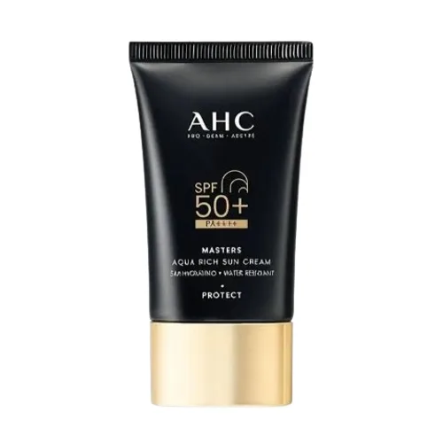 AHC 마스터즈 아쿠아 리치 선크림 SPF50+ PA++++,…