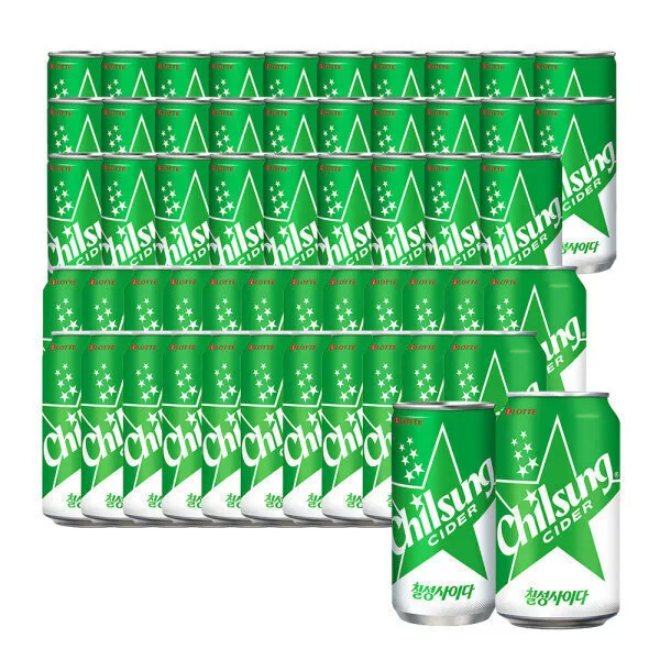 칠성사이다 210ml x 30캔+칠성사이다 350ml x 24캔
