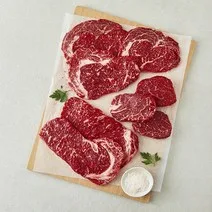 농협안심한우 1등급 채반세트 1호 1kg (등심500g +…