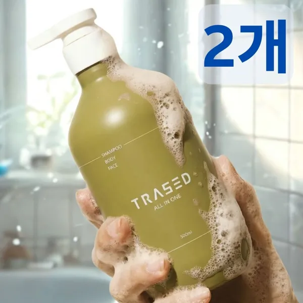 트라세드 올인원바디워시 향좋은 약산성 바디클렌저 라벤더 500ml