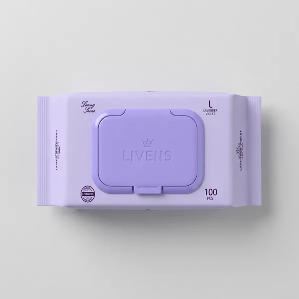리벤스 라벤더 바이올렛 물티슈, 100매, 10팩