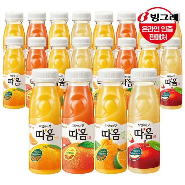 빙그레 따옴 주스 235ml 20병