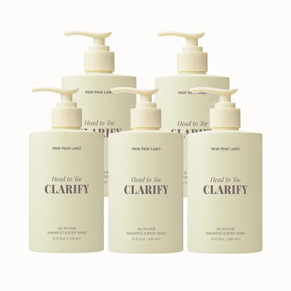 올인원 샴푸&바디워시 망고코코넛 450ml, 5개