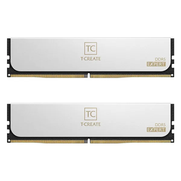[서린공식] 팀그룹 T-CREATE DDR5-6000 CL34 EXPERT 화이트 패키지 64GB(32Gx2)