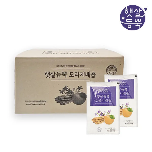 햇살듬뿍 도라지배즙 100포