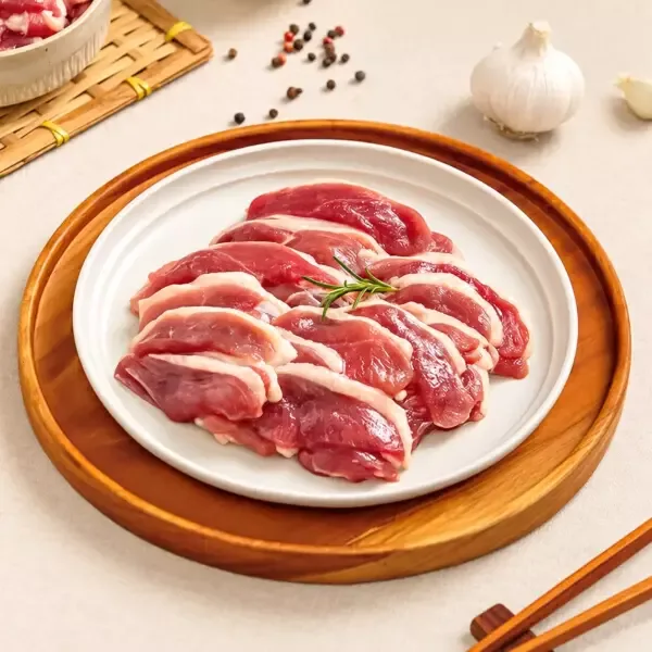 무항생제 생오리 대패 오리슬라이스 1kg