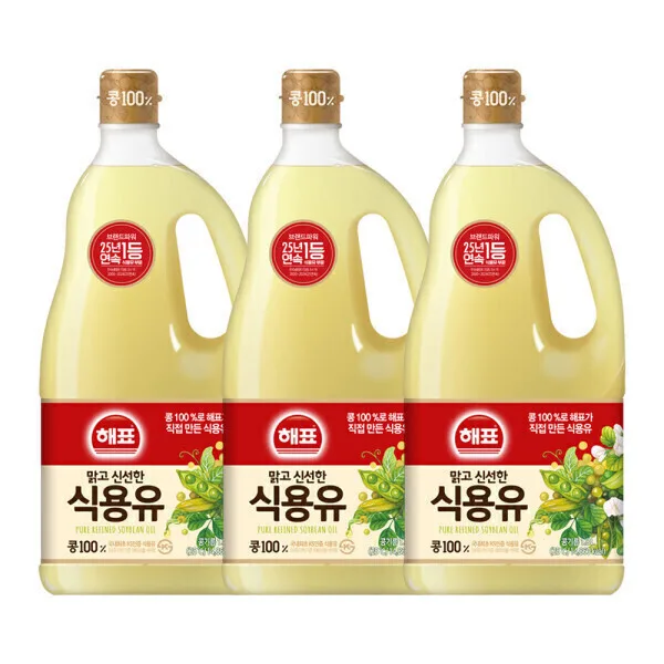 사조해표 식용유 1.8L x 3병
