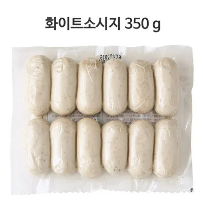 에쓰푸드 화이트소시지 350g 국내산 캠핑용