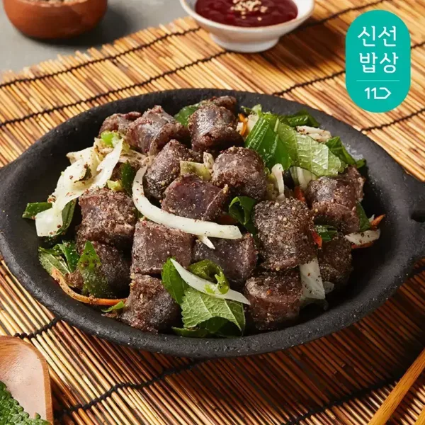 쿡솜씨 백순대볶음 들깨 순대볶음 신선야채 밀키트