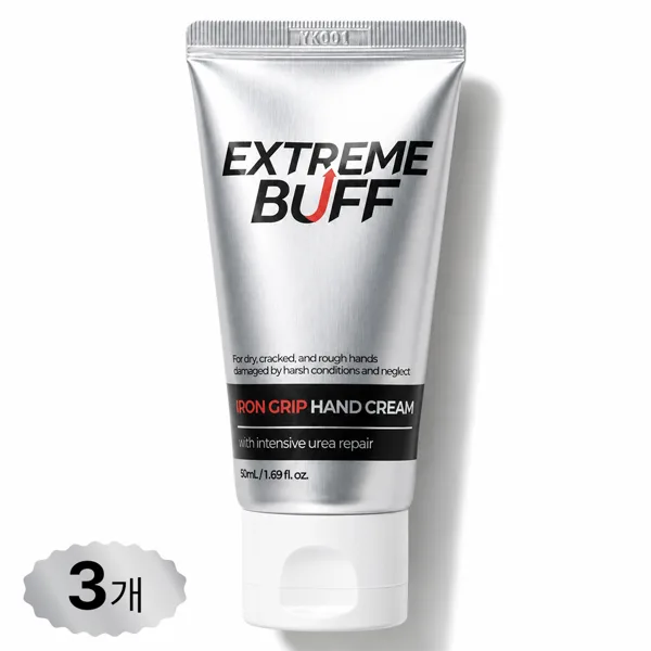 익스트림버프 168시간 초고보습 케어 우레아 핸드크림 50ml, 3개