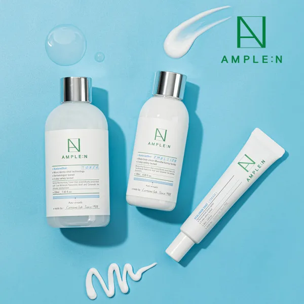 앰플엔 히알루론샷 3종 기획세트(토너220ml+에멀젼130ml+크림30ml)