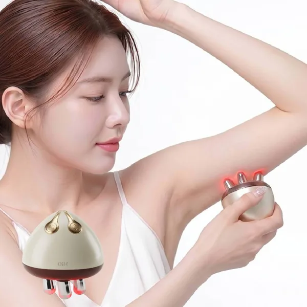 미오데칼코마니 셀미오 RF&EMS 듀얼 겨드랑이 괄사마사지기 바디라인관리 하체부종 셀룰라이트제거 붓기제거