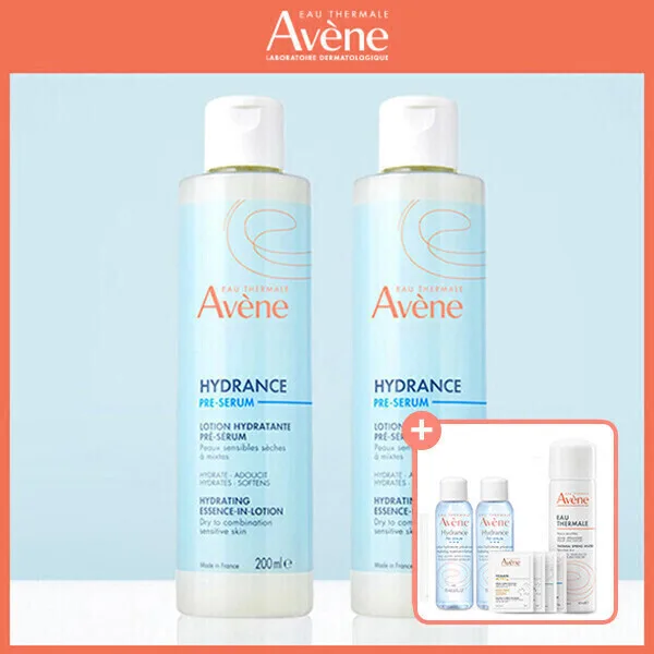 아벤느 이드랑스 에센스 인 로션 200ml 2개 +25ml 2개+미스트50ml+체험 키트 4개