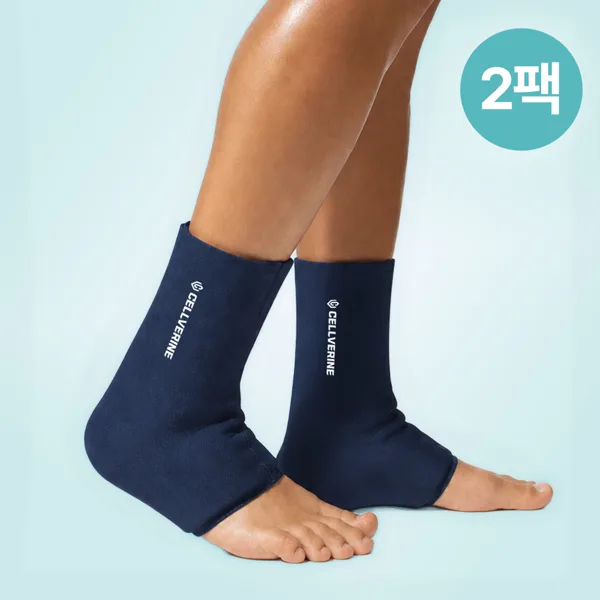 셀버린 발목 밴드 스포츠 아이싱 냉찜질팩 온찜질팩 마라톤 러닝 크로스핏 L/XL, 2개