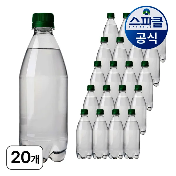 스파클 스파클링 탄산수 플레인 500ml 20병