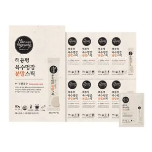 해통령 육수명장 분말스틱 총 185포(무료체험 5포 포함)