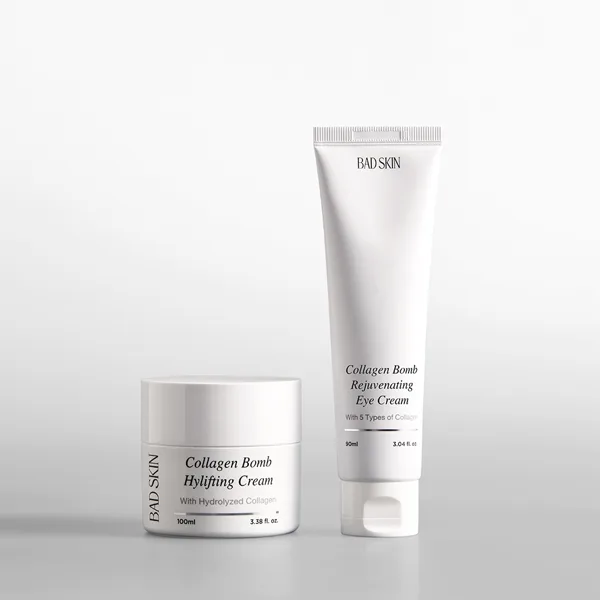 콜라겐 탄력케어 SET 배드스킨 콜라겐폭탄 크림 100ml+리쥬버네이팅 아이크림 90ml