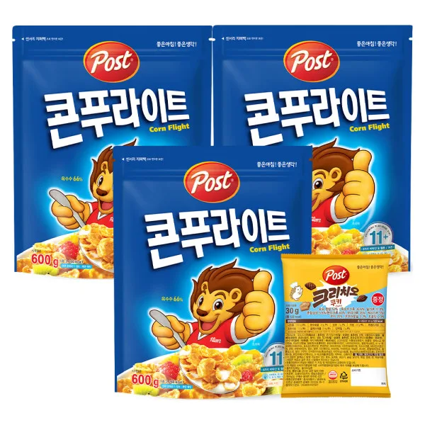 포스트 콘푸라이트 600g 3개 + 현미 그래놀라 100g
