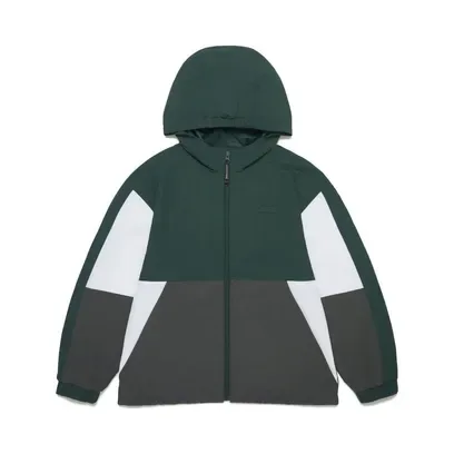 K253UJP030 컬러블럭 바람막이 점퍼 D/GREEN