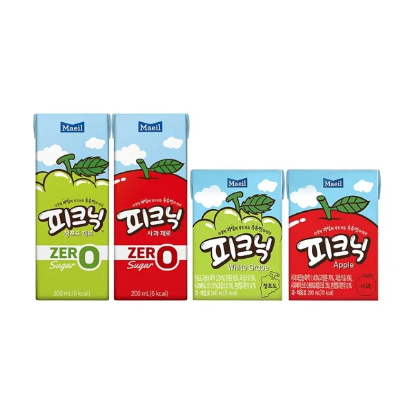 매일 피크닉 200ml 4종 48팩