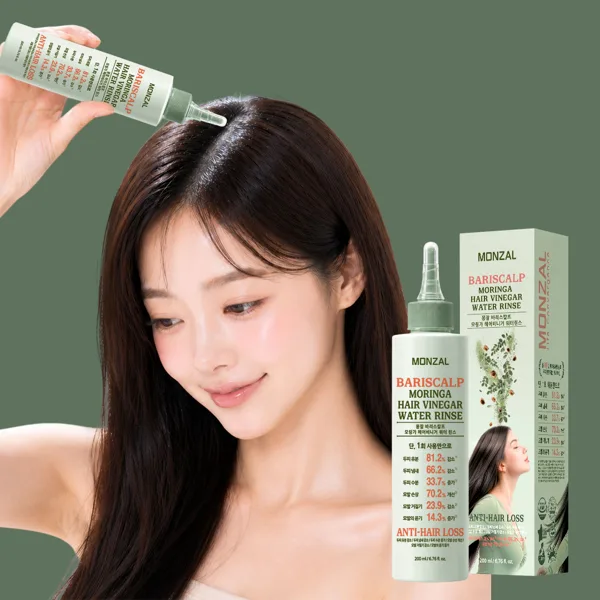 몽잘 바리스칼프 모링가 헤어 비니거 워터린스 유분감소 헤어식초