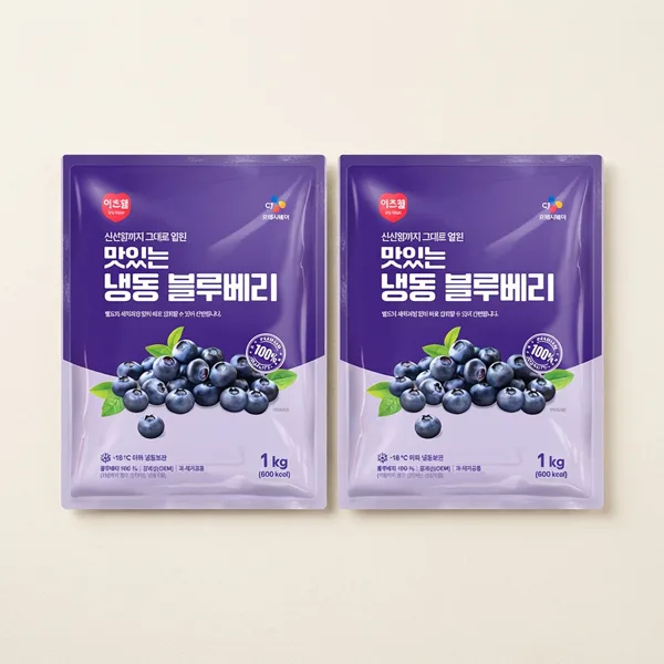 이츠웰 냉동 블루베리 1kg x 2개