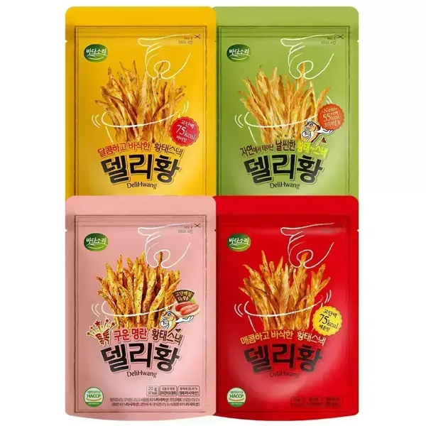 바다소리 단백질 황태스낵 델리황 골라잡기 X 10봉