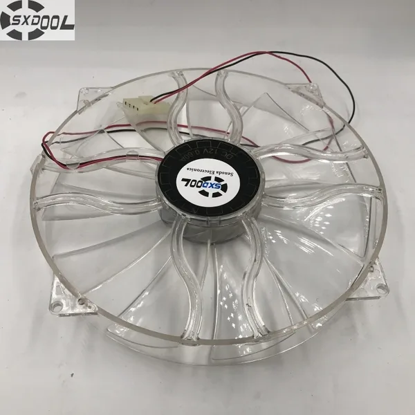 SXDOOL GP D22SL-12H 12V 0.6A 22cm 조용한 측면 섀시 팬