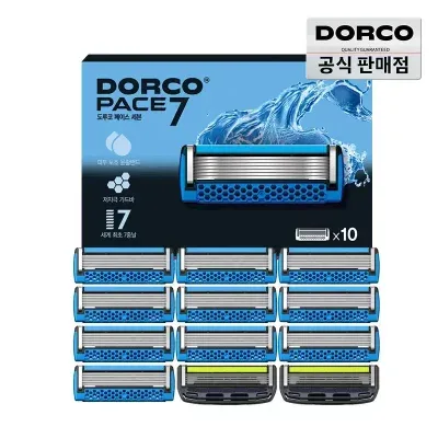 도루코 페이스7 면도날세트 12입/7중날