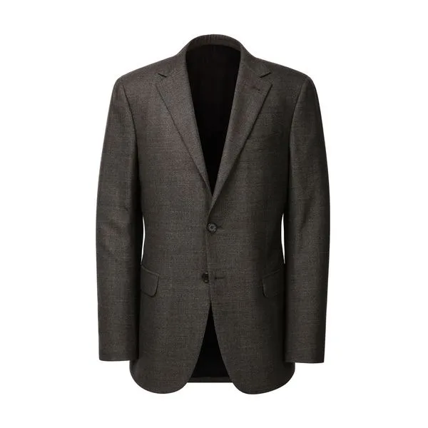 브라운 Tech Tailoring ZEGNA 미니멀 패턴 윈터 수트 자켓 ARJA3D414W2